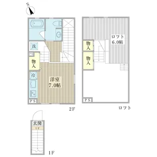 サンセリテ習志野台【2階】の間取り