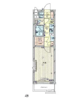 ルーブル中馬込弐番館【3階】の間取り