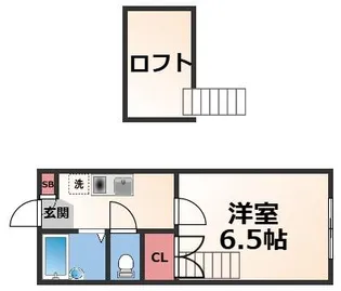 フルール五百石【2階】の間取り