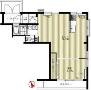 夏目坂マンション【2階】の間取り