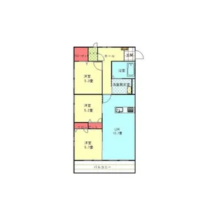 レトア公園通り【1階】の間取り