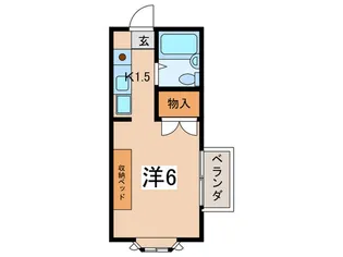 メゾン戸室【2階】の間取り