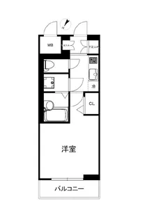 ハーモニーレジデンス田町#002【4階】の間取り