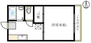 コーポ樹林【2階】の間取り
