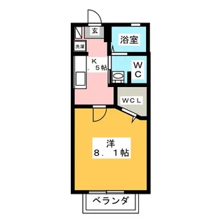 プランドールD【2階】の間取り