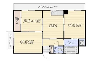 第二旭ビル【3階】の間取り