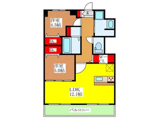 メゾン茨木【3階】の間取り