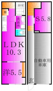 Walea hale 南増尾の間取り