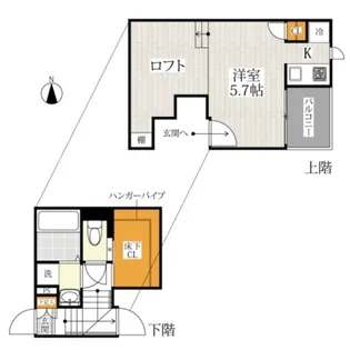 CB古賀セレナ【1階】の間取り