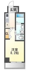 グランシャリオ波寄【4階】の間取り