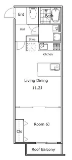 Plena Solis 学芸大学【2階】の間取り