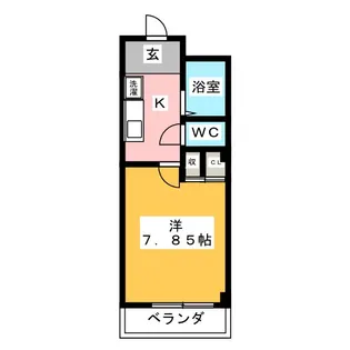 メルベーユHAJIII【2階】の間取り