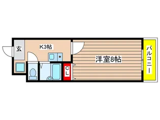 クレスト植田【1階】の間取り