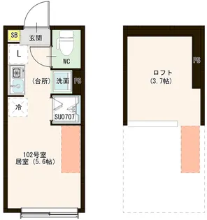 仮称)西ヶ原3丁目B【1階】の間取り