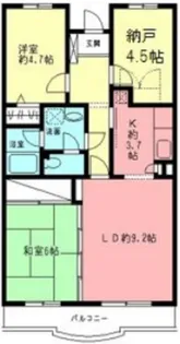 フォレストマンション【3階】の間取り