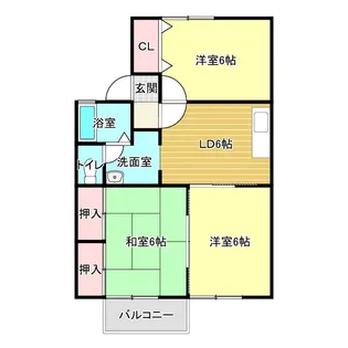 ヴィーナスV番館【1階】の間取り
