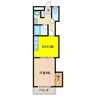 LA VILLE【2階】の間取り