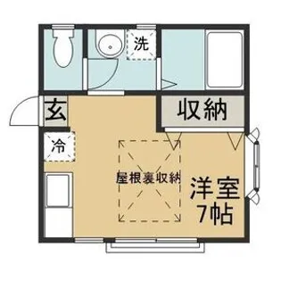 ルーレット通町【2階】の間取り