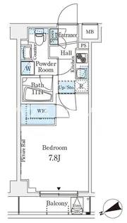 アジールコート山手動坂【6階】の間取り