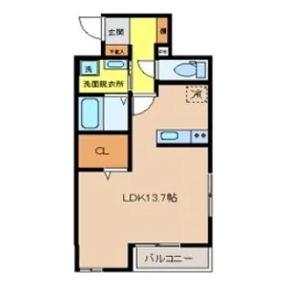 ウィステリア【1階】の間取り