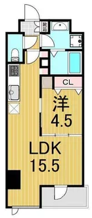 PARK SIDE VILLA【4階】の間取り