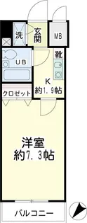 リバーサイド【5階】の間取り