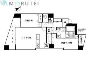 ライフゾーン溝の口2【6階】の間取り