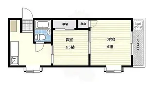 グリーンウッド【3階】の間取り