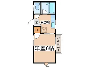 コーポラス高井【2階】の間取り