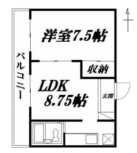 A-Life葵東【4階】の間取り