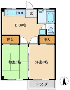 須賀ビル【2階】の間取り