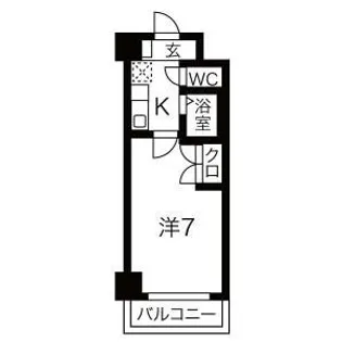 プレステージ桜の宮【6階】の間取り