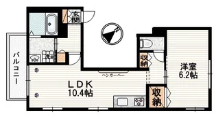 グランメール上野毛【2階】の間取り