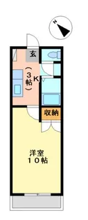KURIMAマンション【1階】の間取り