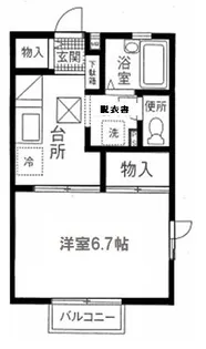 アレグリアス【1階】の間取り