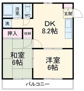 南台レジデンス【3階】の間取り
