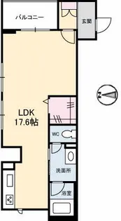 シャーメゾンステージ新山口駅前 A棟【2階】の間取り