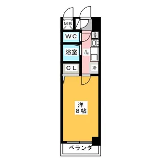 ドゥアージュふきあげ【7階】の間取り