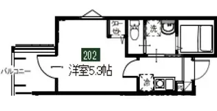 MELDIA西青木1丁目No3【2階】の間取り
