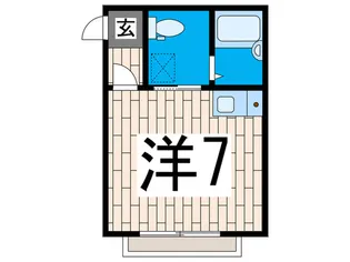 DAIYU-七番館【1階】の間取り