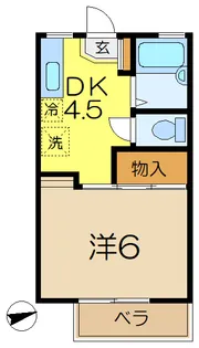 Kパレス上大岡【2階】の間取り