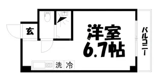 グランタック東山【4階】の間取り