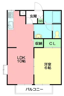 ディアコート【2階】の間取り