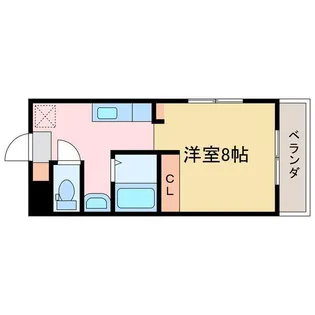 ビューハイツ【1階】の間取り