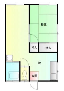 みやこ荘【2階】の間取り
