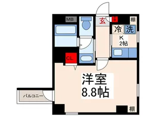 ハウスミロンガ【4階】の間取り