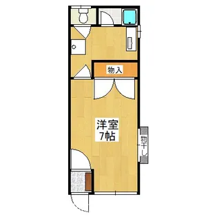 一平荘(新小竹)【2階】の間取り