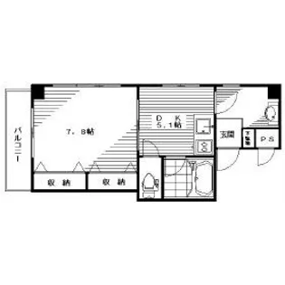 サンライズ東山【3階】の間取り