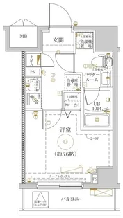 LUMEED川崎【10階】の間取り