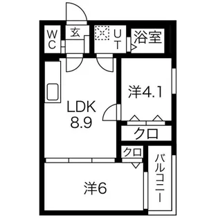 F asecia Fernana【2階】の間取り